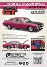 Load image into Gallery viewer, 🟠 PRE ORDER -1:18 Ford XA Falcon RPO83 Sedan Wild Plum (18885) *FULL PRICE $269.00*