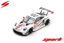 Load image into Gallery viewer, 1:18 Porsche 911 RSR-19 LMGTE AM #79 Weather Tech Racing 2022 LeMans 24hr 2nd Place - C.MacNeil / J.Andlaver / T.Merrill by Spark (18S821)
