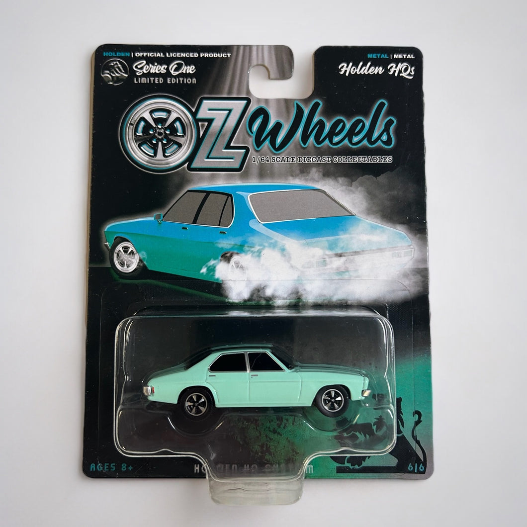 1:64 Holden HQ 4 Door Kingswood with Statesman front in Teal - Oz Wheels Series 1