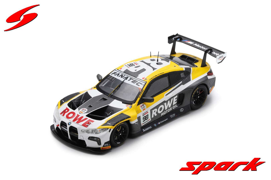 🟢 1:43 BMW M4 GT3 #98 ROWE Racing Winner 24H Spa 2023 P. Eng - M. Wittmann - N.Yelloly (43SPA2023)