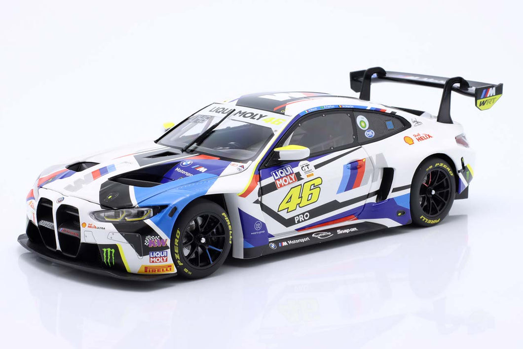 1:18 BMW 4 Series M4 GT3 Team WRT #46 6th Place 2023 BATHURST 12 Hour Valentino Rossi - Augusto Farfus - Maxime Martin (113232146)
