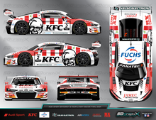 Load image into Gallery viewer, PRE ORDER - 1:43 Audi R8 LMS GT3 EVO II Melbourne Performance Centre - Jamec Racing KFC #2 2024 Bathurst 12 Hour - Brad Schumacher / Ricardo Feller / Markus Winkelhock (SP620)

