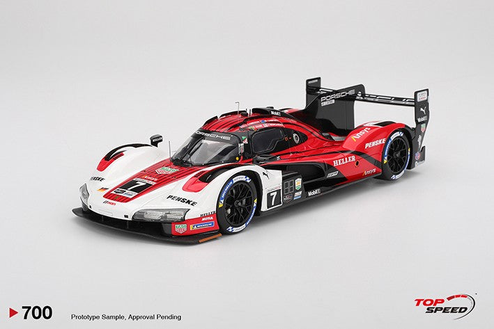 🟠 PRE ORDER - 1:18 Porsche 963 #7 Porsche Penske Motorsport 2024 IMSA Daytona 24 Hour Winner - Matt Campbell / Felipe Nasr / Dane Cameron / Josef Newgarden (TS0700) *FULL PRICE $365.00*