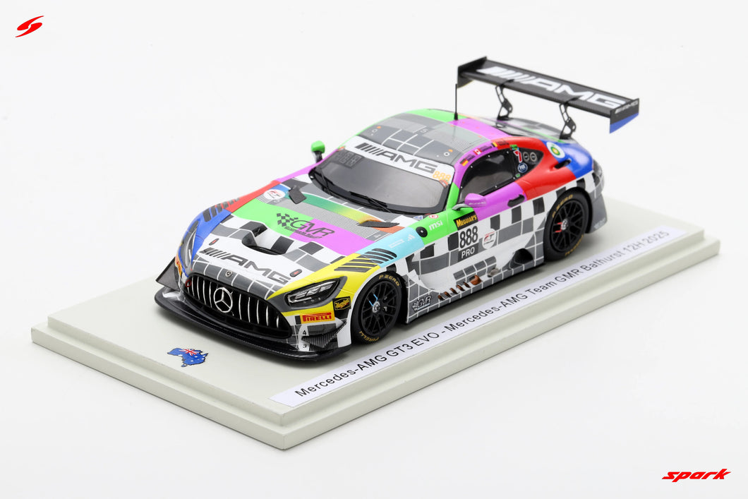 🟠 PRE ORDER - 1:43 Mercedes-AMG GT3 #888 Mercedes-AMG Team GruppeM Racing - 2025 Bathurst 12 Hour - Maro Engel/ Mikael Grenier / Maxime Martin (AS087)
