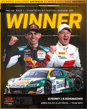 Load image into Gallery viewer, 🟠 PRE ORDER - 1:18 Audi R8 LMS GT3 Evo II - Kelso Electrical / Team MPC - GT World Challenge Australia - 2025 GT Festival Queensland Raceway Race 1 Winner Pro-AM - Brad Schumacher - Broc Feeney *FULL PRICE $349.00*
