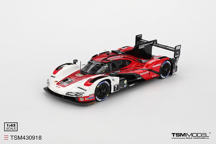 🟠 PRE ORDER - 1:43 Porsche 963 #7 Porsche Penske Motorsport 2024 IMSA Daytona 24 Hour Winner - Matt Campbell / Felipe Nasr / Dane Cameron / Josef Newgarden (TSM430918) *FULL PRICE $165.00*