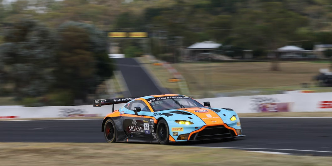 PRE ORDER - 1:43 Aston Martin Vantage GT3 #14 Volante Rosso Motorsport - 2025 Bathurst 12 Hour – Jamie Day / Mateo Villagomez / Jaylyn Robotham (AS085)