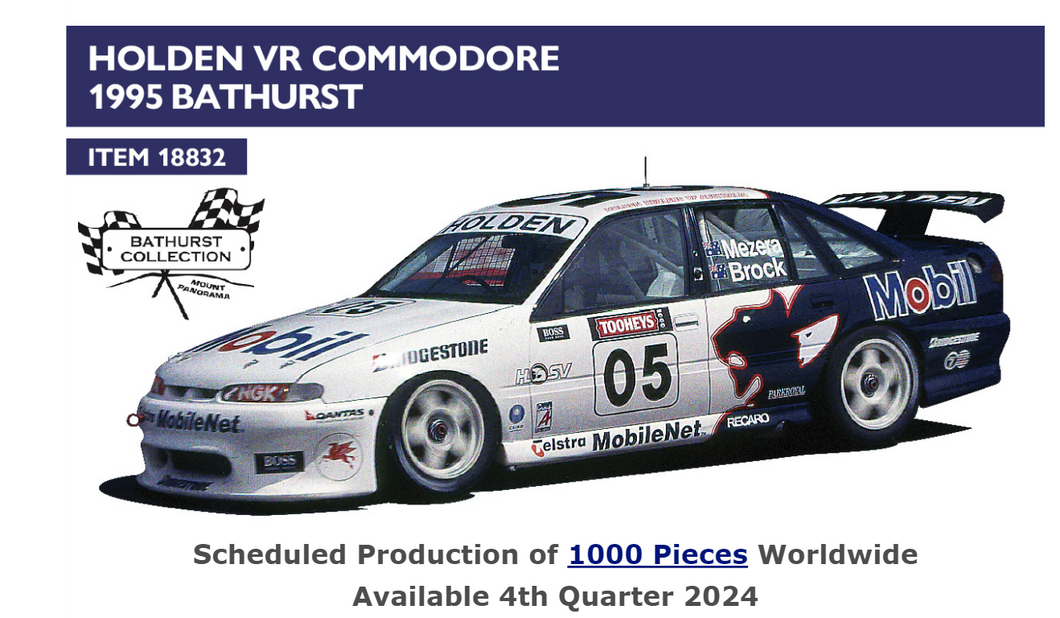 1:18 Holden Commodore VR 1995 Bathurst 1000 Peter Brock / Thomas Mezera (18832) *FULL PRICE $269*