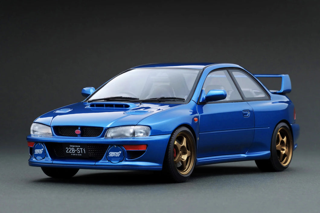 1:18 Subaru Impreza 22B-Sti Version (GC8) Blue (IG3668)