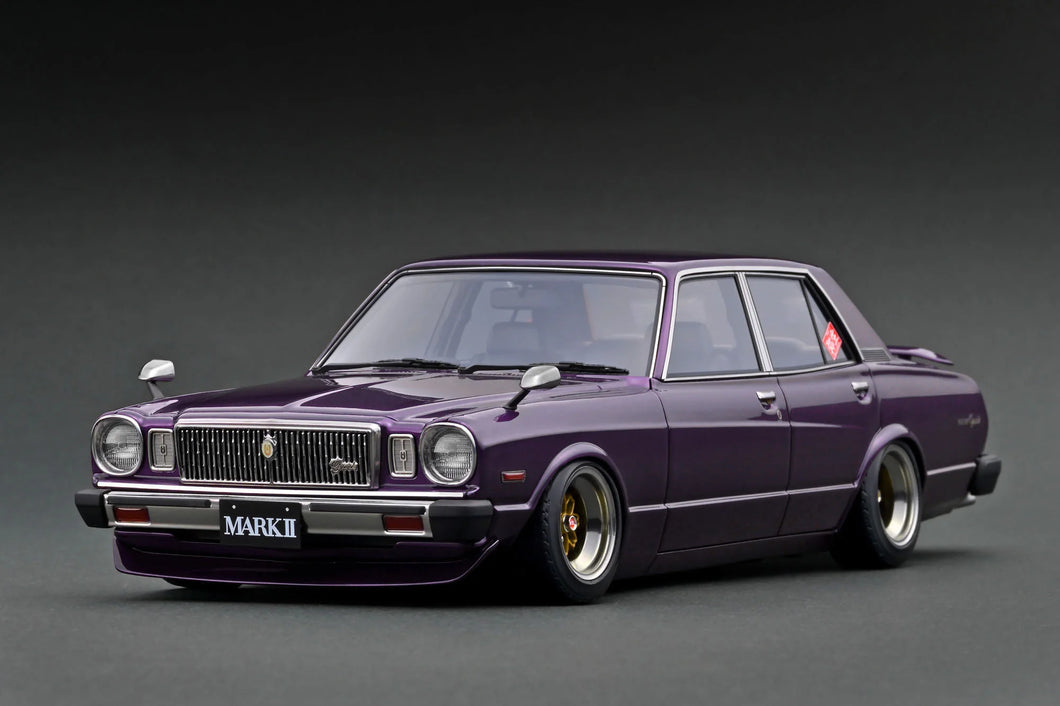 1:18 Toyota MarkⅡ Sedan Grande (MX41) Purple Metallic (IG3431)