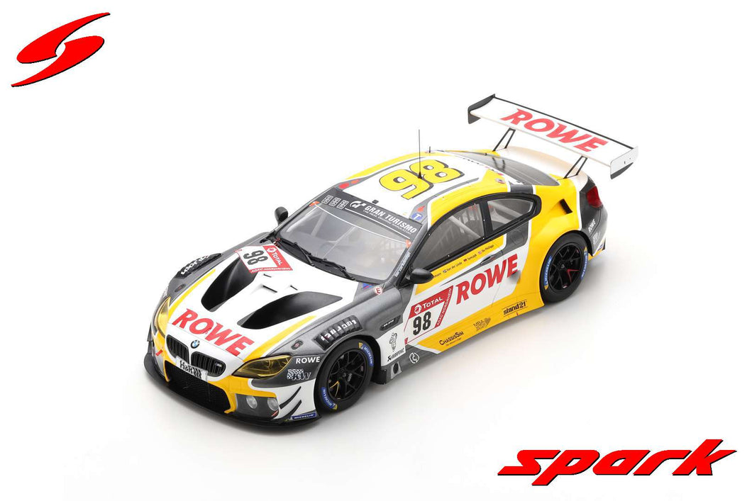 1:18 BMW M6 GT3 #98 Rowe Racing 2nd Place 2021 Nurburgring 24 Hour C. De Phillippi - M. Tomczyk - S. Van Der LindeE - M. Wittmann (18SG053)