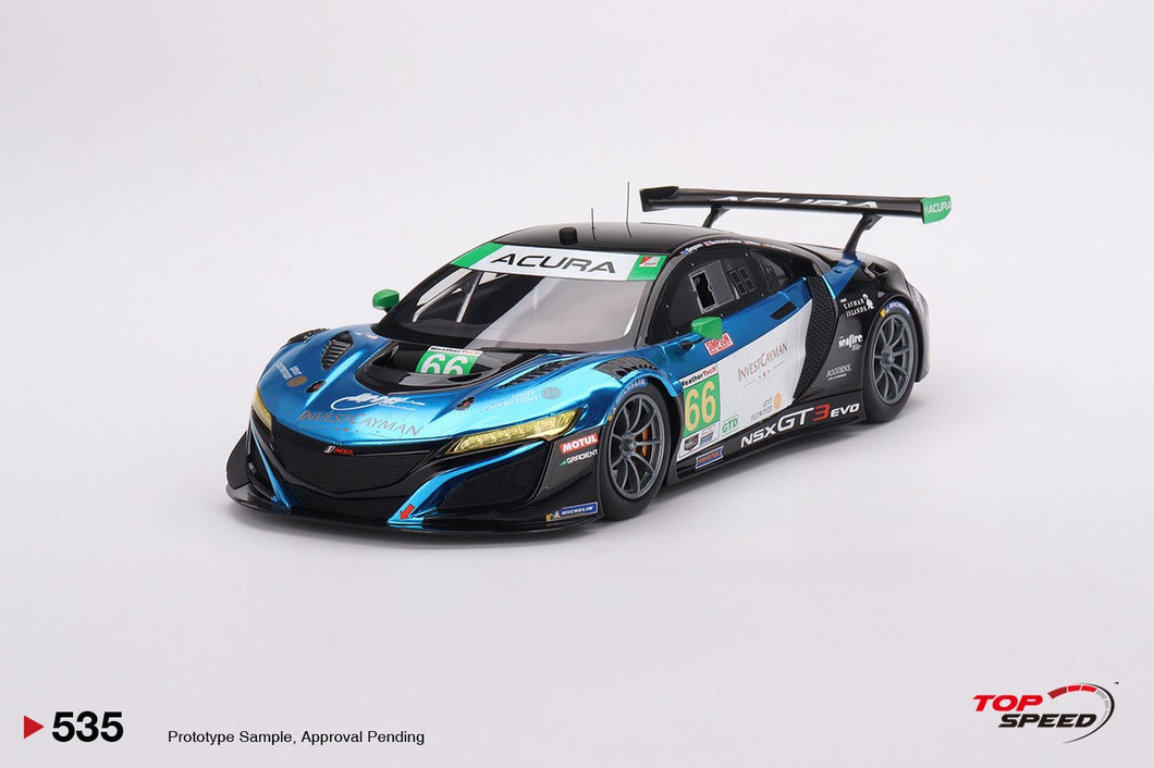 1:18 Acura NSX GT3 EVO22 #66 Gradient Racing 2022 IMSA Daytona 24 Hrs (TS0535)