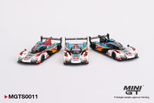 Load image into Gallery viewer, 🟢 1:64 Porsche 963 Porsche Penske Motorsport Team 2023 Le Mans 24 Hour - 3 Car Set #5 / #6 / #75 (MGTS0011)
