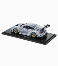 Load image into Gallery viewer, 1:18 Porsche 911 GT3 R Type 992 2023 Testcar Camouflage white / black (Spark)
