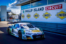 Load image into Gallery viewer, 🟠 PRE ORDER - 1:18 Audi R8 LMS GT3 Evo II - Kelso Electrical / Team MPC - GT World Challenge Australia - 2025 GT Festival Queensland Raceway Race 1 Winner Pro-AM - Brad Schumacher - Broc Feeney *FULL PRICE $349.00*
