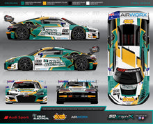 Load image into Gallery viewer, 🟠 PRE ORDER - 1:18 Audi R8 LMS GT3 Evo II - Kelso Electrical / Team MPC - GT World Challenge Australia - 2025 GT Festival Queensland Raceway Race 1 Winner Pro-AM - Brad Schumacher - Broc Feeney *FULL PRICE $349.00*
