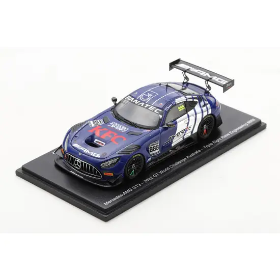 1:43 Mercedes AMG GT3 2022 GT World Challenge Australia - Triple Eight #888 - VanGisbergen / Prince Ibrahim Phillip Island Grand Prix Circuit Race 1 3rd Place by Spark (SP423)