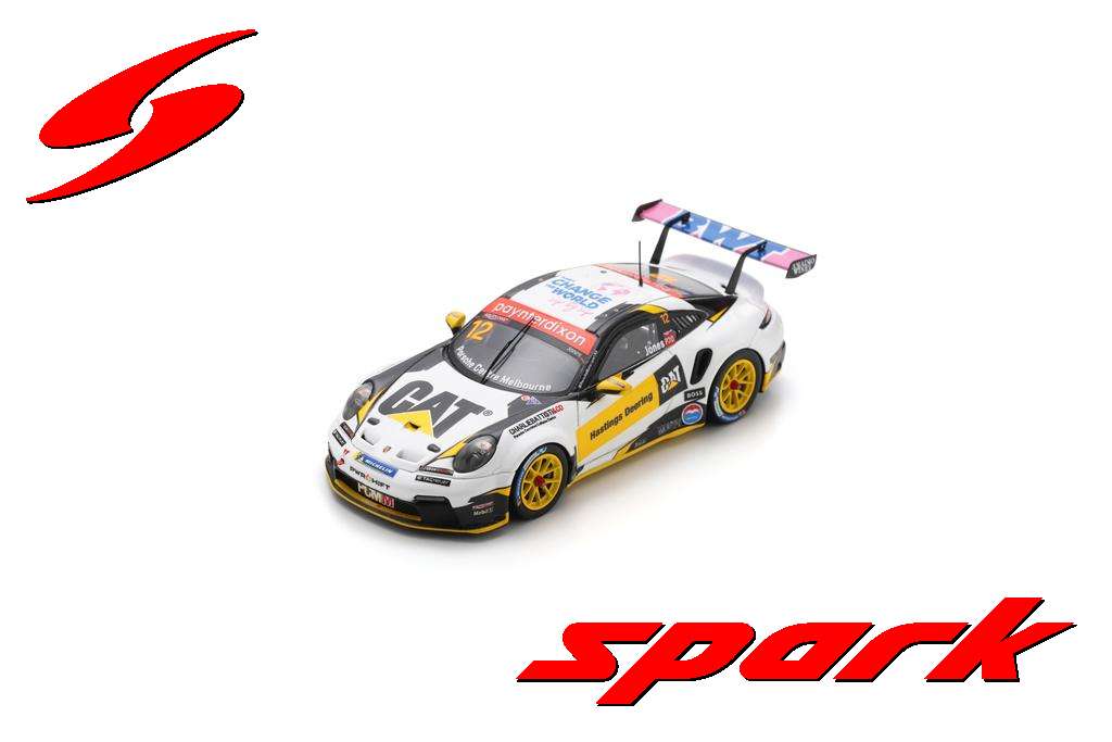 🟢 1:43 Porsche 911 GT3 Cup (992) #12 2024 Harri Jones Australia Porsche Carrera Cup Champion (AS066)
