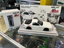 Load image into Gallery viewer, 🟢 1:18 Mazda Savanna RX-7 FC3S Initial D White with Takahashi Ryosuke Figure "30th Anniversary" (W-0041D)
