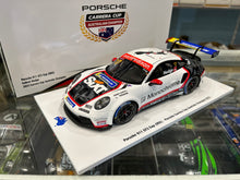 Load image into Gallery viewer, 🔴 1:18 Porsche 911 GT3 Cup (992) #17 Callum Hedge - Porsche Carrera Cup Australia Champion 2023 (18SP359W) *SUPER WHITE CHASE EDITION"
