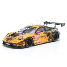 Load image into Gallery viewer, 1:18 Porsche 911 GT3 R #91 2024 Le Mans 24 Hour LMGT3 Winner Lietz / Schuring / Shahin
