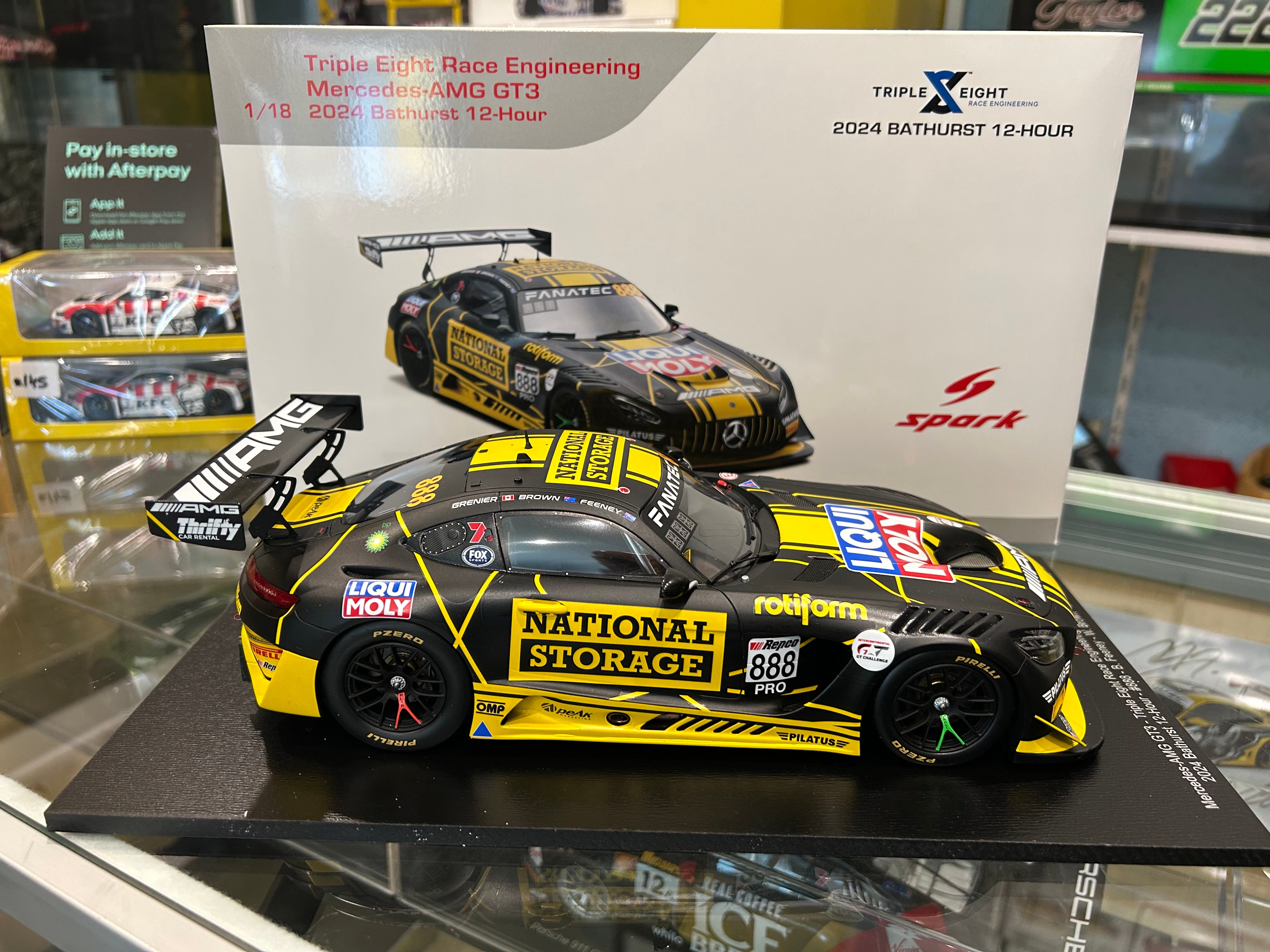 🟢 1:18 National Storage Racing #888 Mercedes-AMG GT3 2024 12 Hour Bath ...