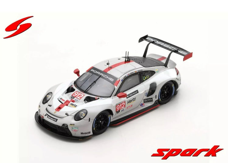 1:43 Porsche 911 RSR Porsche GT Team 2020 Daytona 24hr GTLM Class 2nd Place #912 E. Bamber - M. Jaminet - L. Vanthoor (US121)