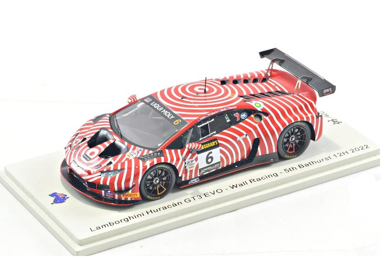 1:43 Lamborghini Huracan GT3 Evo #6 5th Place 12h Bathurst 2022 Wall Racing (AS063)